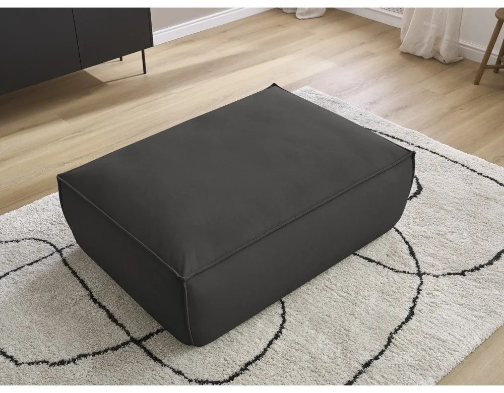 Fekete bőrutánzat lábtartó Boheme – Bobochic Paris