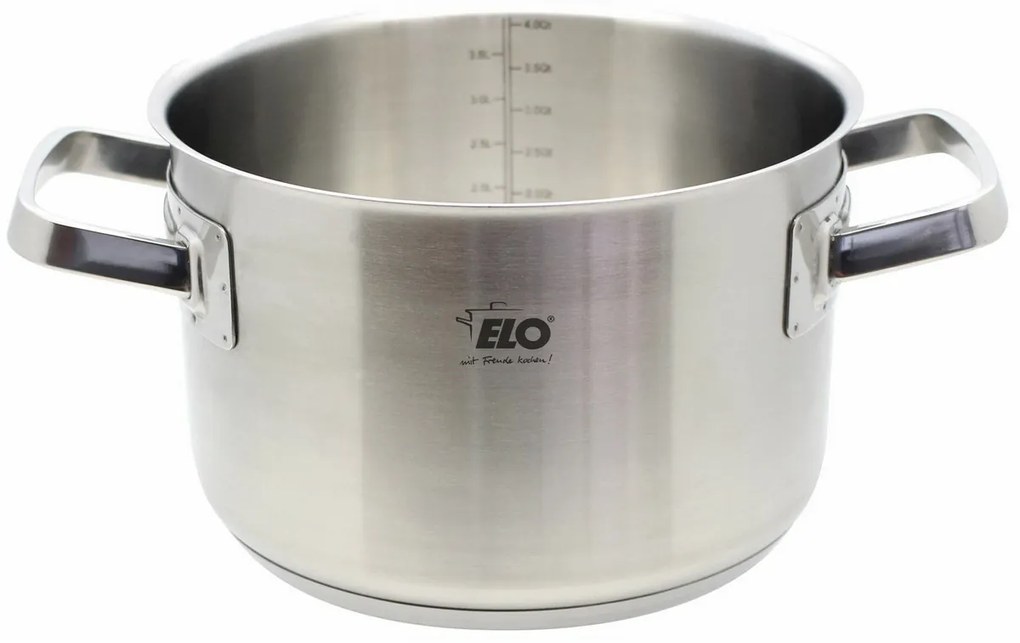 Elo 24216 Rozsdamentes acél edény Profi Cuisine 16cm, 1,9 l, 1,9 l