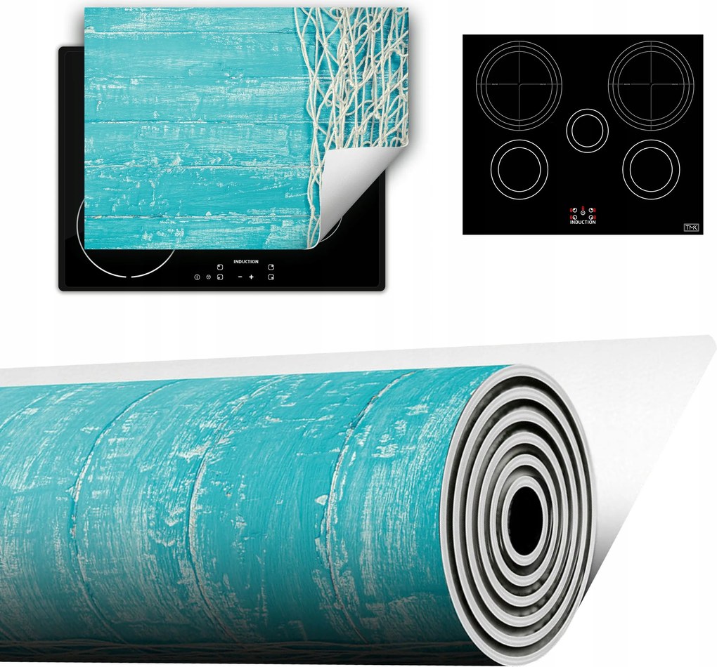 Vinyl Szőnyeg A Konyhába Több Hely 70x52 türkizkék