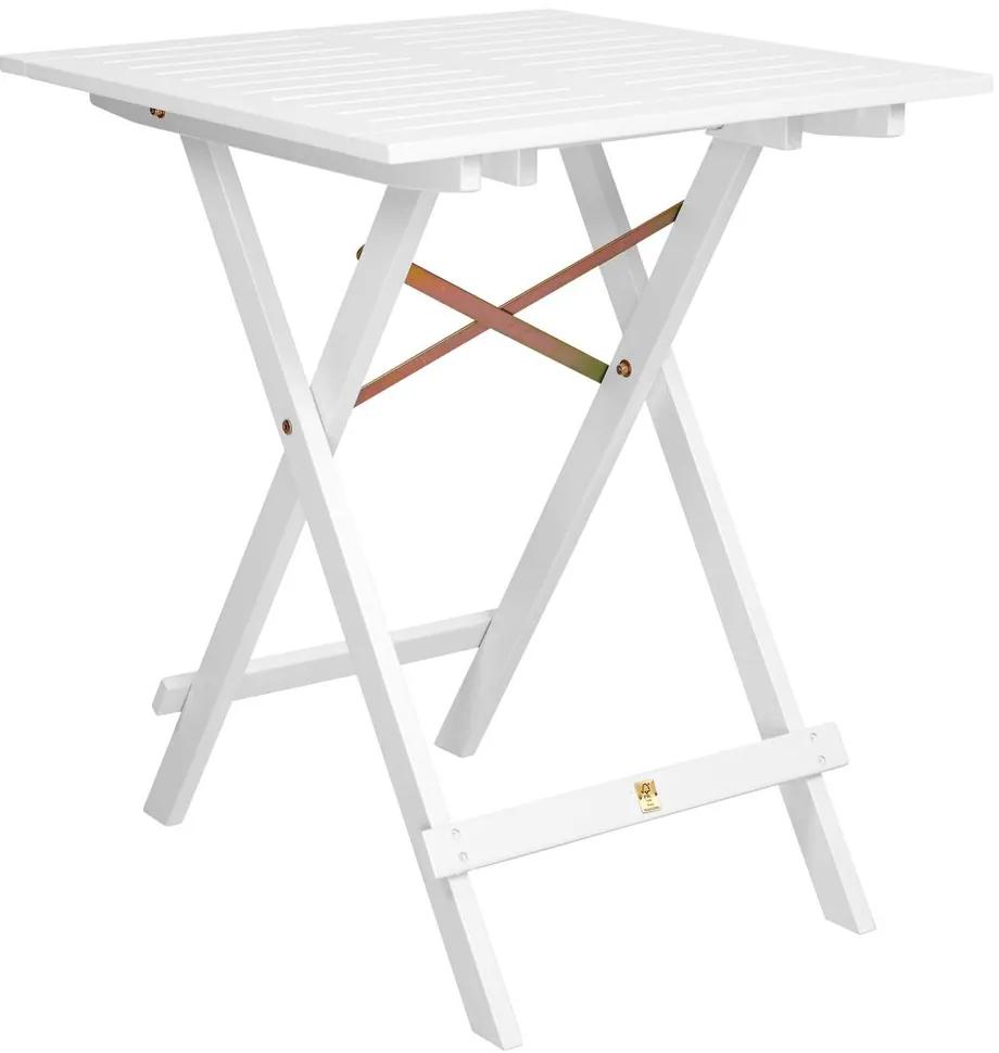 LODGE összecsukható asztal fehér, 55x55cm