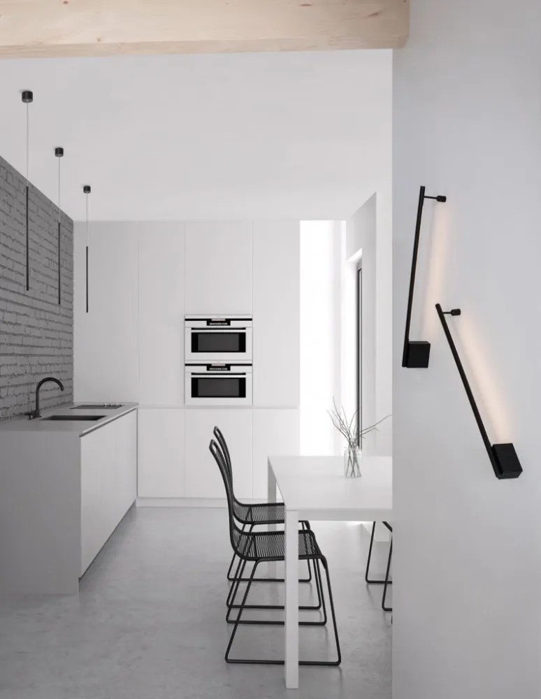 Fali Lámpa Fekete GROPIUS NOVA LUCE 9081600