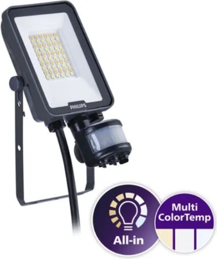 Philips-LED Reflektor érzékelővel. LEDINAIRE ALL-IN LED/20W/230V 3000/4000/6500K IP65