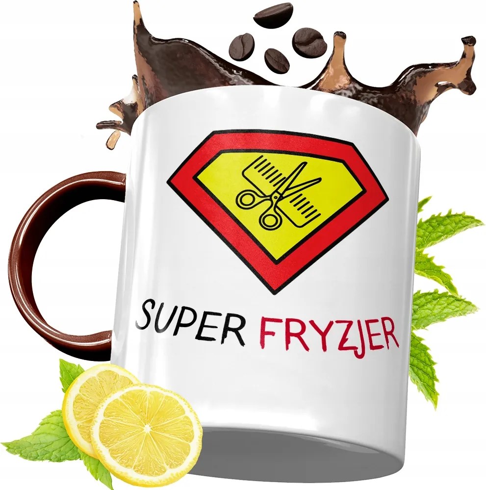 Bordó Bögre Fodrásznak Születésnapi Ajándék fényképes nyomtatással