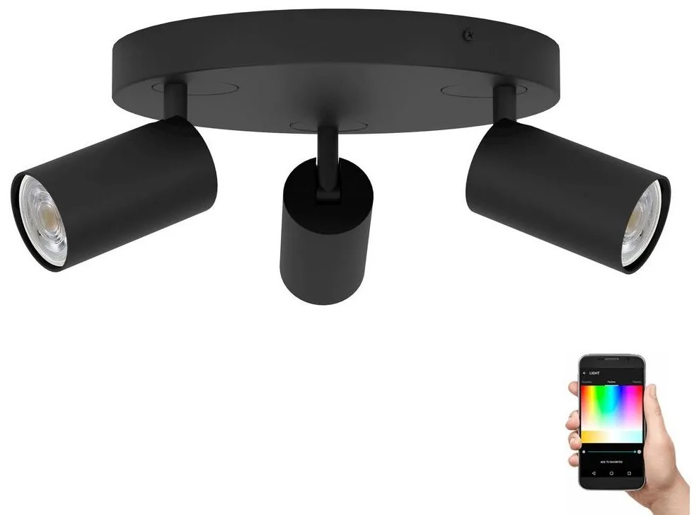 Eglo 900336 - LED RGBW Dimmelhető spotlámpa TELIMBELA-Z 3xGU10/4,9W/230V