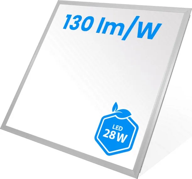 Led Panel 28W 60x60cm Kazetta 3640lm CCD 130lm/W