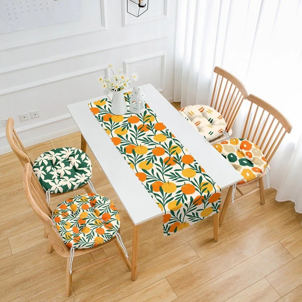 4 db székpárna és asztali futó szett – Mila Home