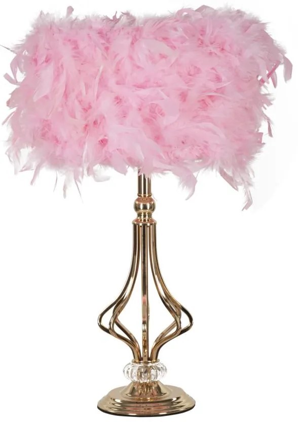 Asztali lámpa tarty pink ø 25x54cm