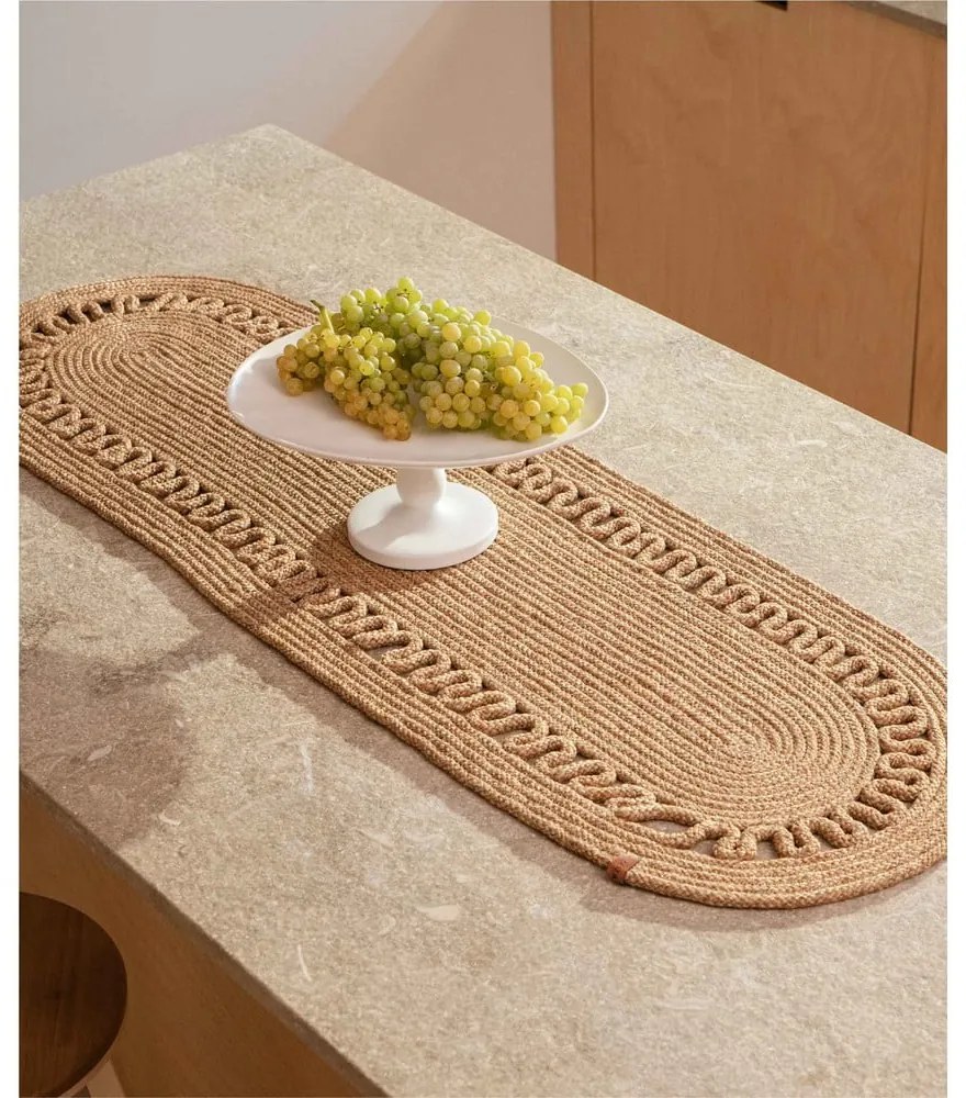 Juta asztali futó 37x136 cm Cesta – Oyo Concept