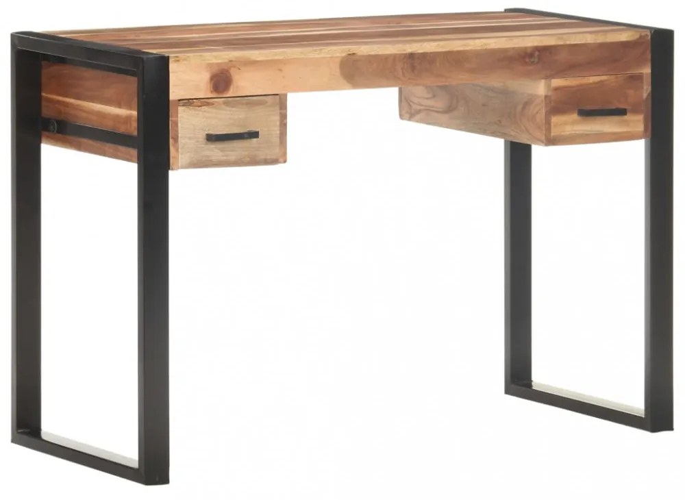 tömör fa íróasztal 110 x 50 x 76 cm