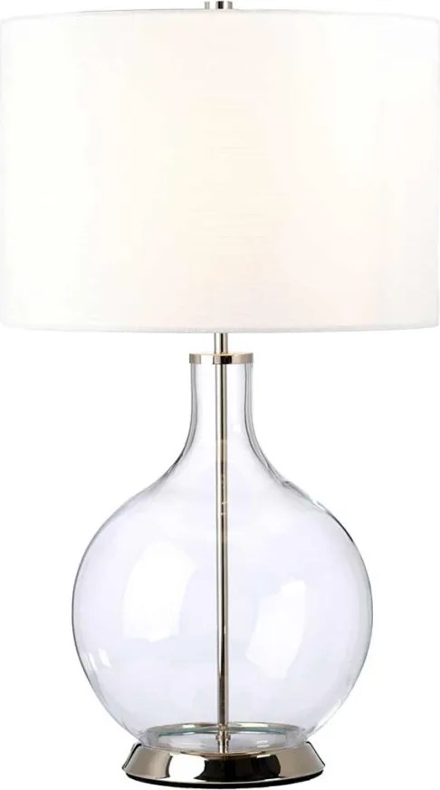 Elstead Lighting Orb ORB-CLEAR-PN-WHT Asztali lámpa 1x60W/E27