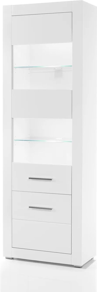 Bianco magas vitrin fényes fehér