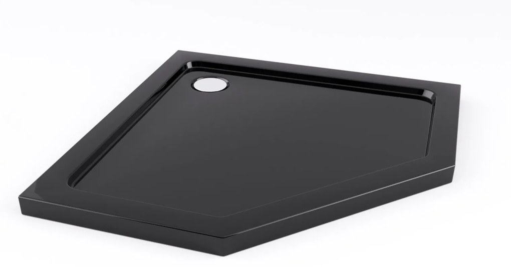 Zuhanykabin Rea DIAMOND 80x80 Black MAT