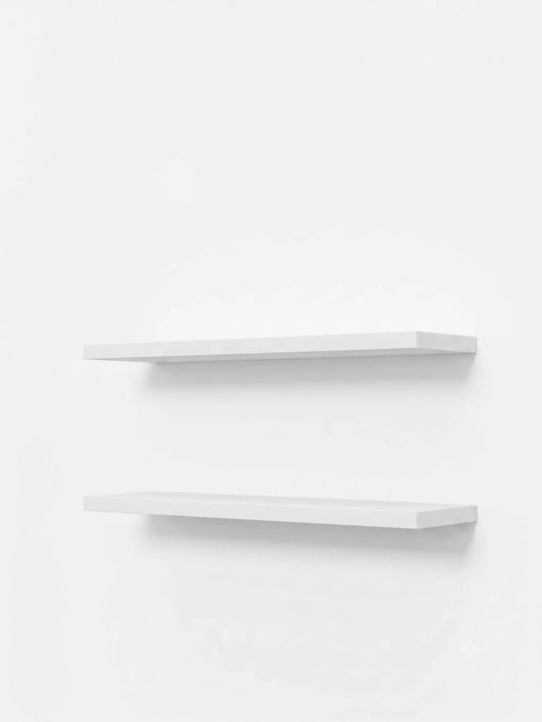 Fali polc, fehér, 50 cm