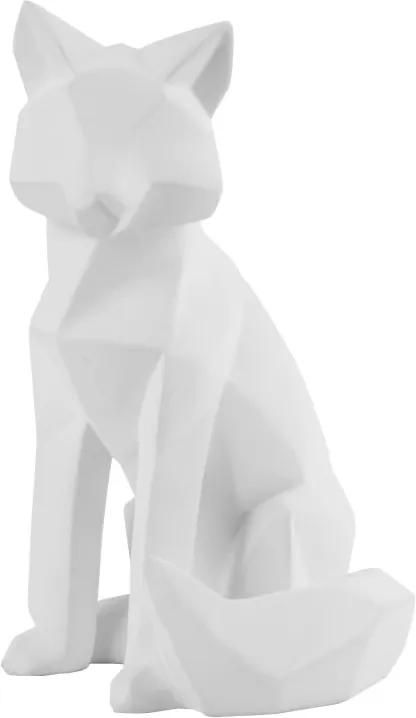 Origami Fox matt fehér szobor, magasság 26 cm - PT LIVING