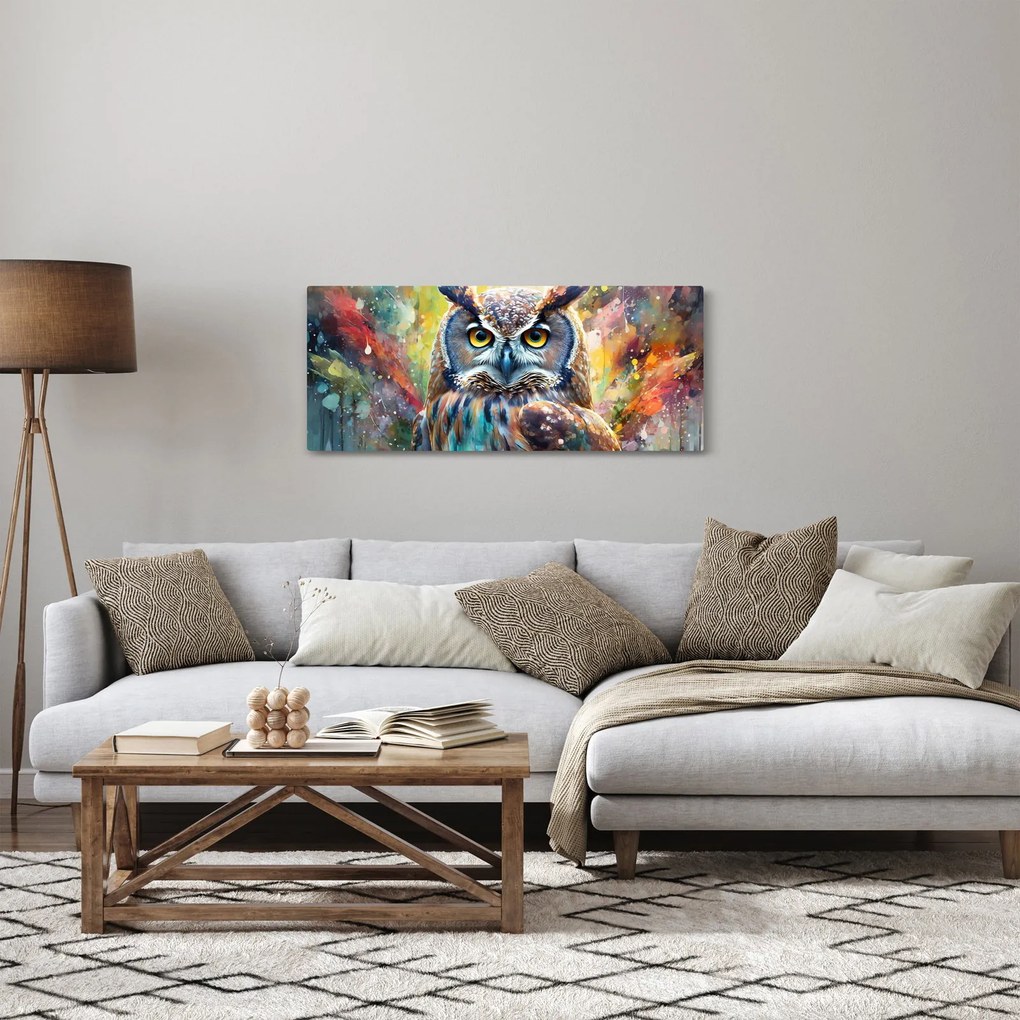 Kép - Egy bagoly festménye (120x50 cm)