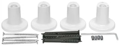 Elektromos törölközőszárító SILOUETTE 187W/230V 101,1 cm IP44 fehér jobb kerek