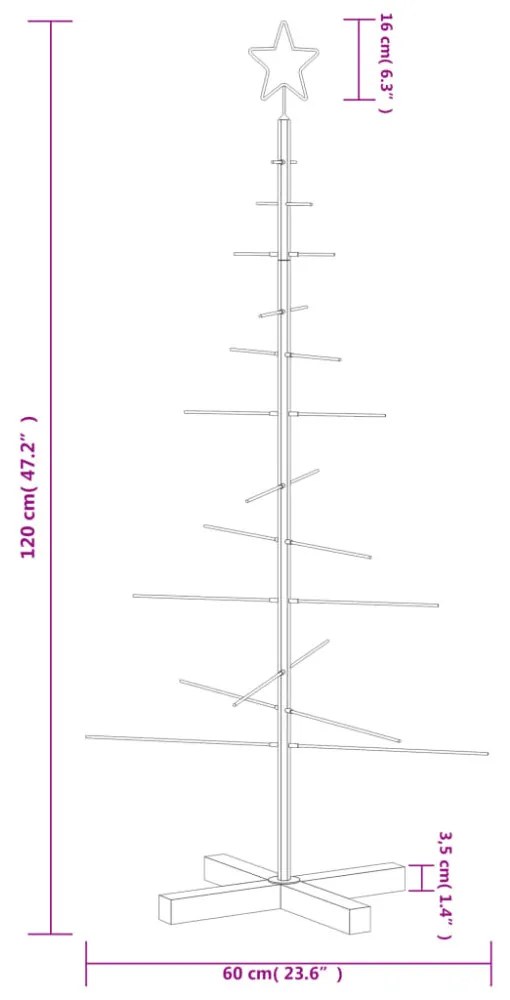 fekete fém karácsonyfa alap dekorációhoz 120 cm