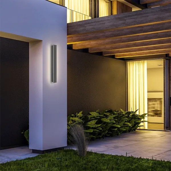 Brilagi - LED kültéri fali lámpa LINEAR LED/12W/230V 4000K IP65 antracit