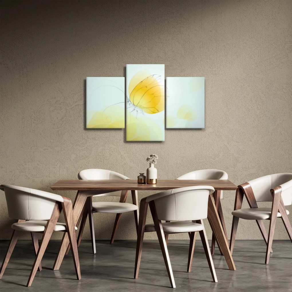 Kép - Sárga pillangó (90x60 cm)