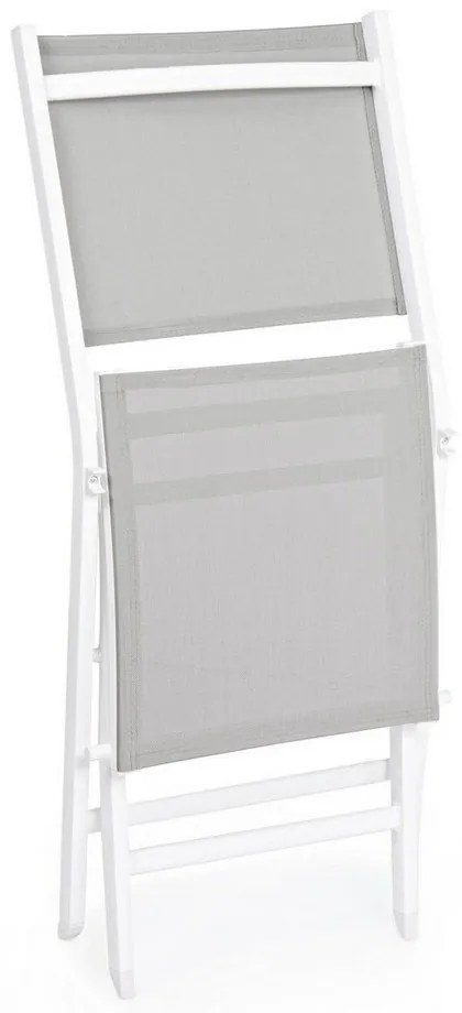 Fehér fém kerti szék Elin – Bizzotto