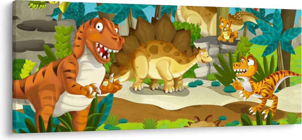 Kép - dinoszaurusz (120x50 cm)