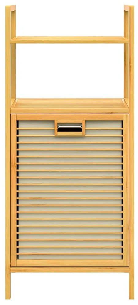 Doris bambusz polc kosárral a szennyesnek Casaria