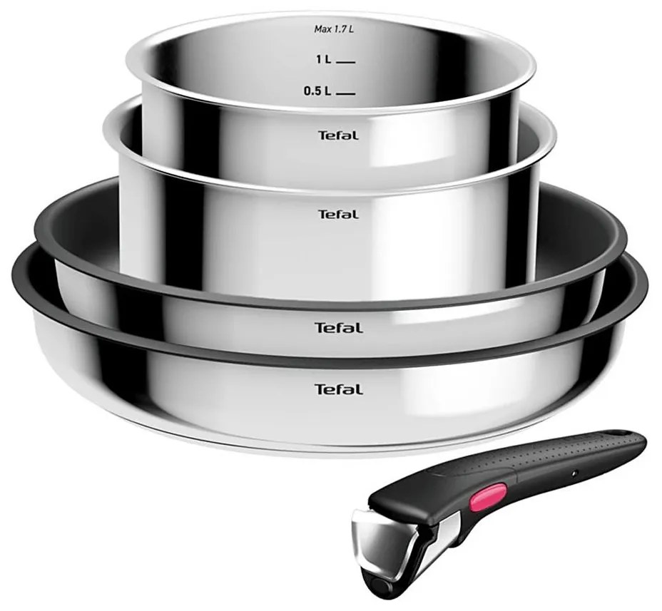 Tefal - INGENIO COOK 5 részes rozsdamentes acél edénykészlet