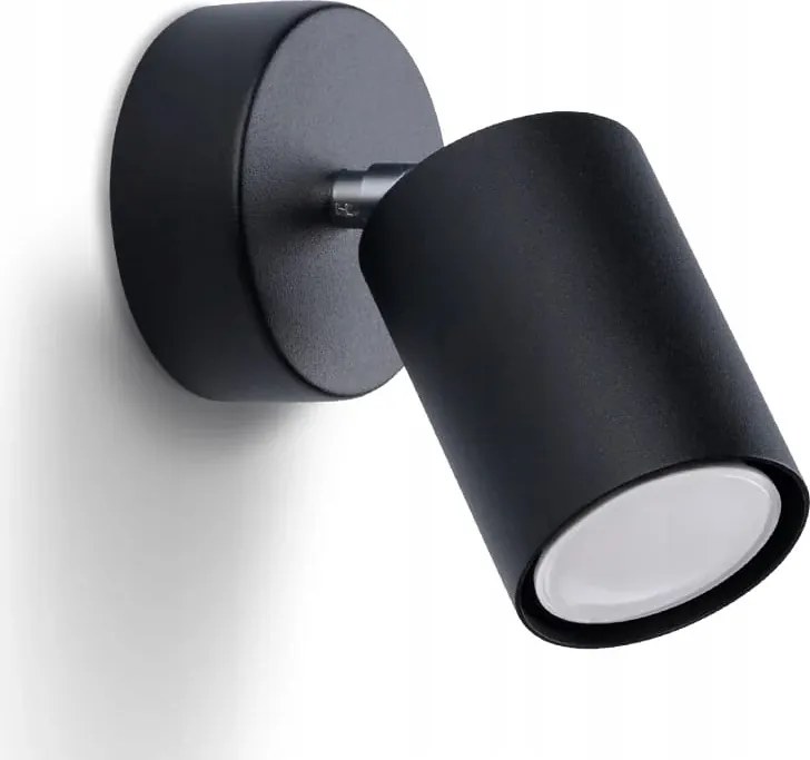 Sollux Lemmi fali lámpa, fekete cső