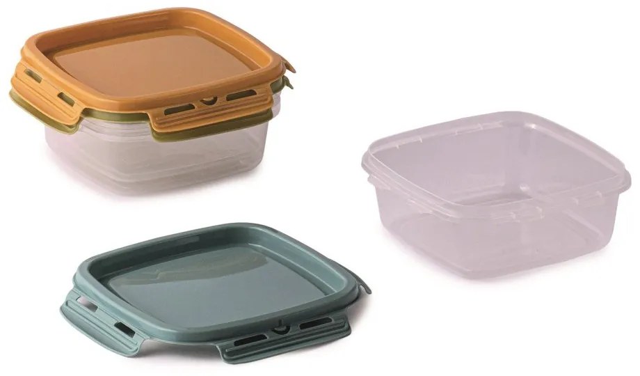 Élelmiszertartó doboz szett 3 db-os Snipslock – Snips