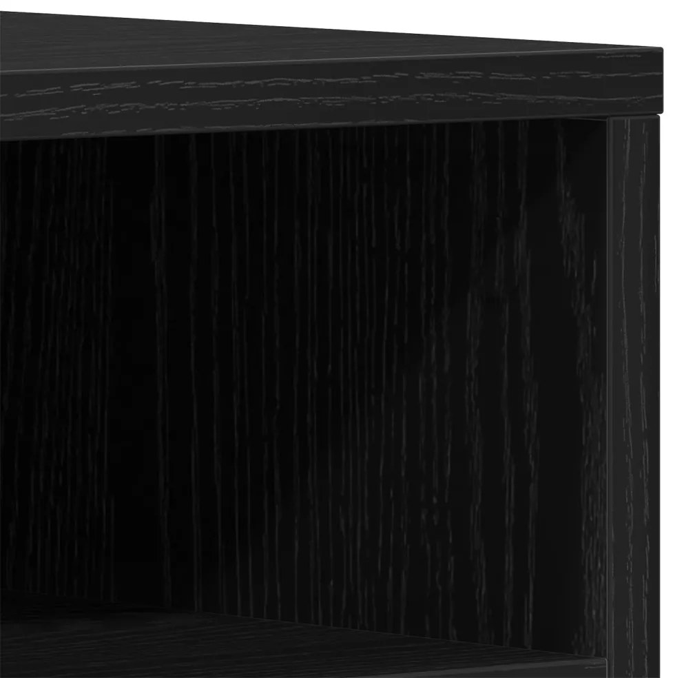TV Szekrény Fekete 150x30x44,5 cm Műanyag