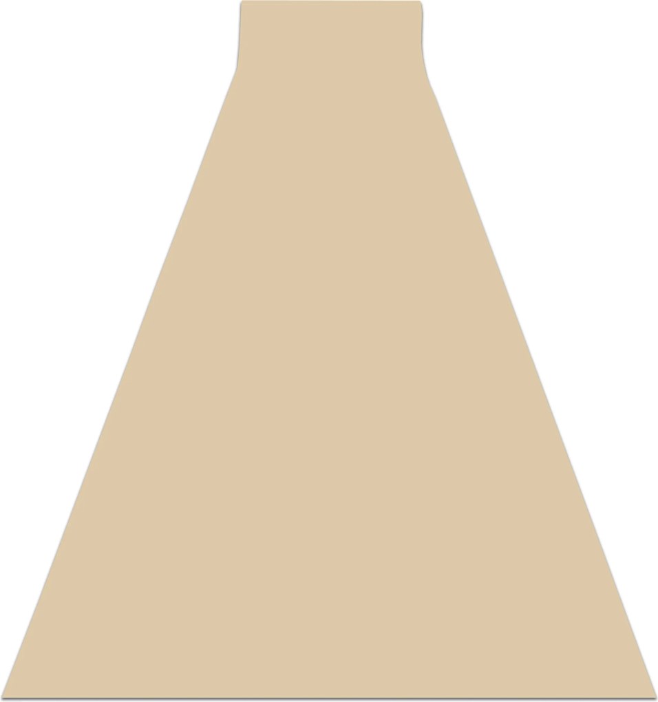 Csúszásgátló Sima Egyszínű Futószőnyeg Rumba 200 cm krém ^*X863