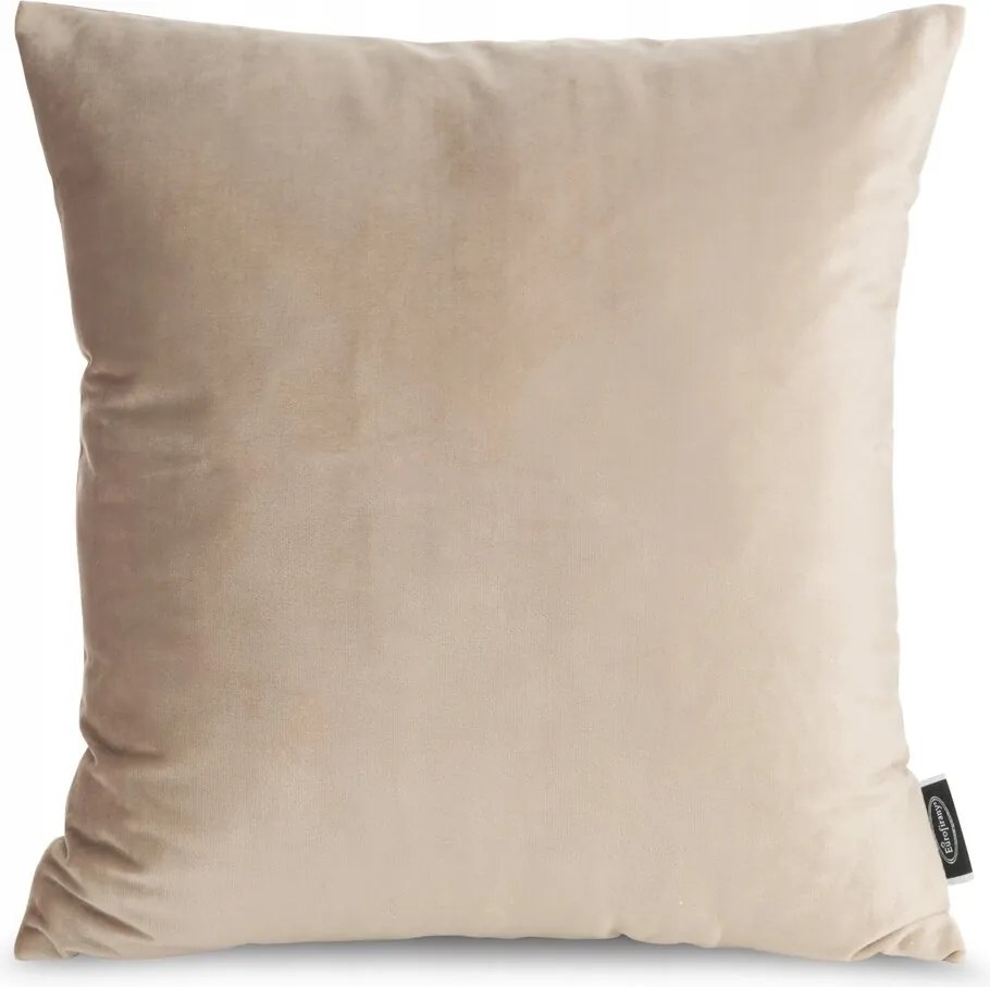 Dekoratív párnahuzat MADIE-2 45x45 Eurofirany bársony sötét bézs