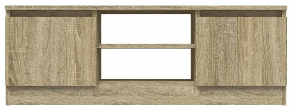 sonoma tölgy színű TV-szekrény ajtóval 102 x 30 x 36 cm