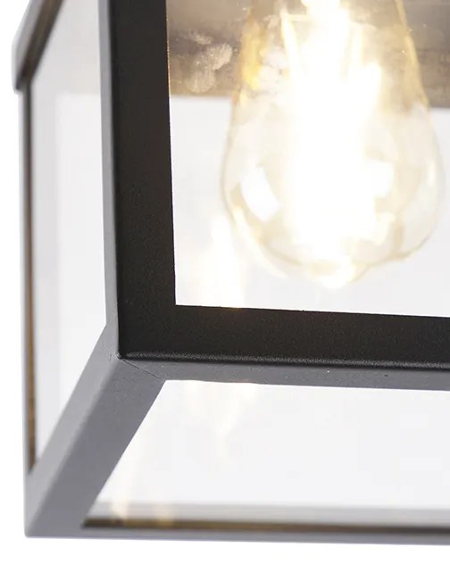 Ipari okos kültéri mennyezeti lámpa fekete, ST64 Wifi-vel - Rotterdam