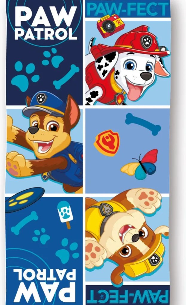 Mancs Őrjárat Paw-fect fürdőlepedő, strand törölköző 70x140cm (Fast Dry)