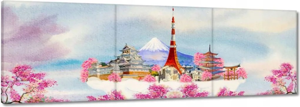 Festmények 150x50 Kirándulás Japánba