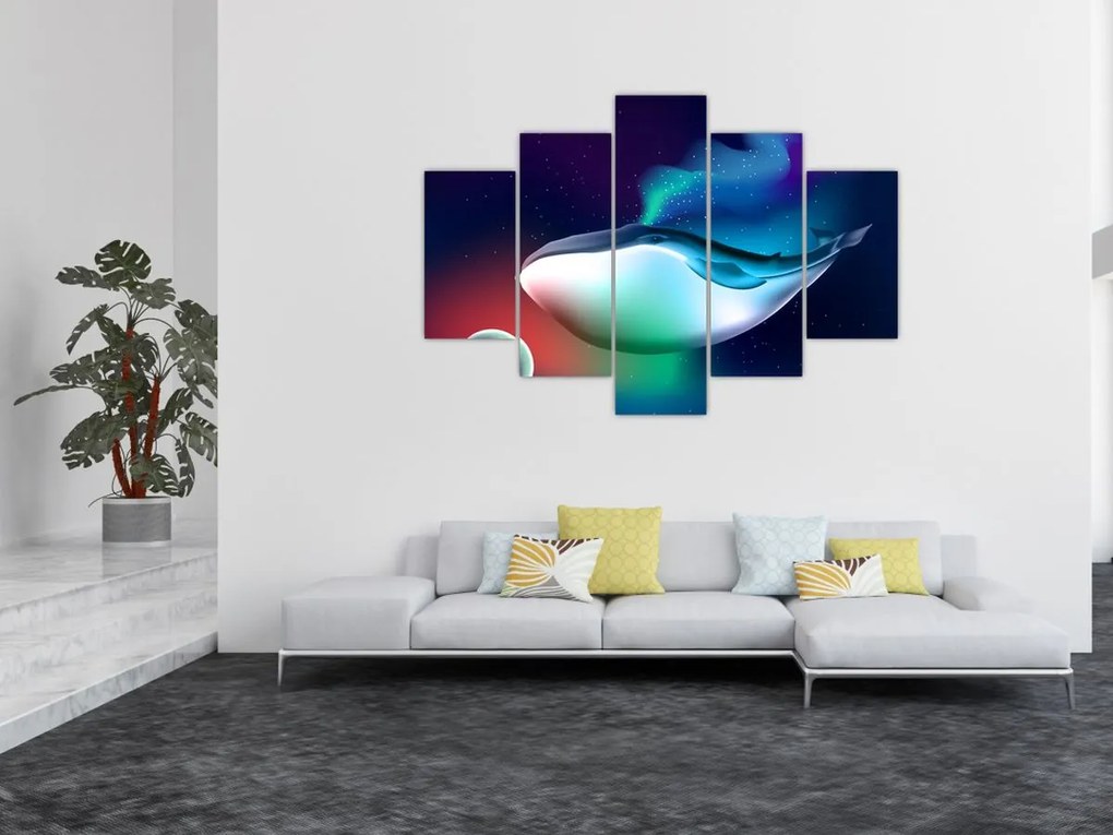 Kép - Egy bálna az űrben (150x105 cm)