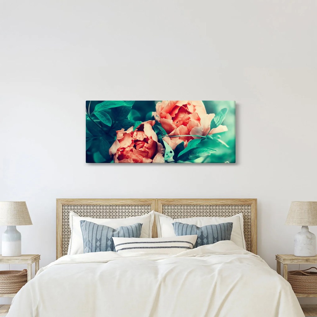 Tavaszi virágok képe (120x50 cm)