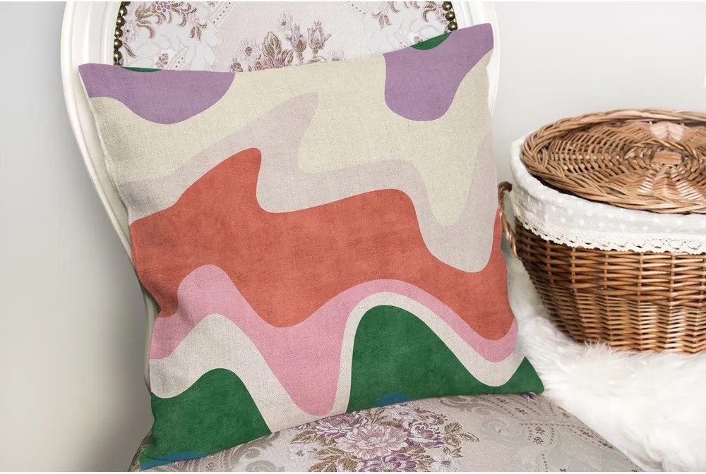 Párnahuzat 43x43 cm Squiggly Breeze – Mila Home