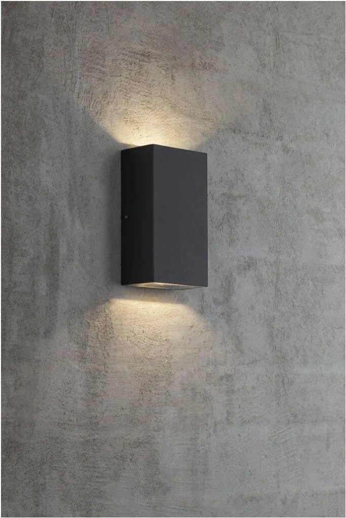 NORDLUX 84151003 ROLD Modern Kültéri Fali Lámpa Fekete LED IP44