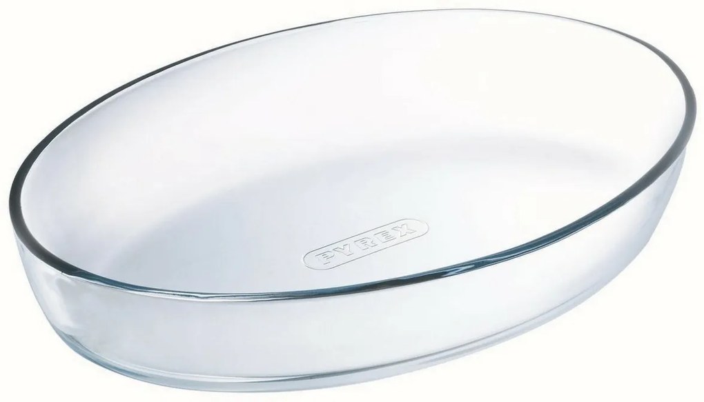 Pyrex üveg sütőedény ovális 2,2 l, 30 x 21 x 6 cm