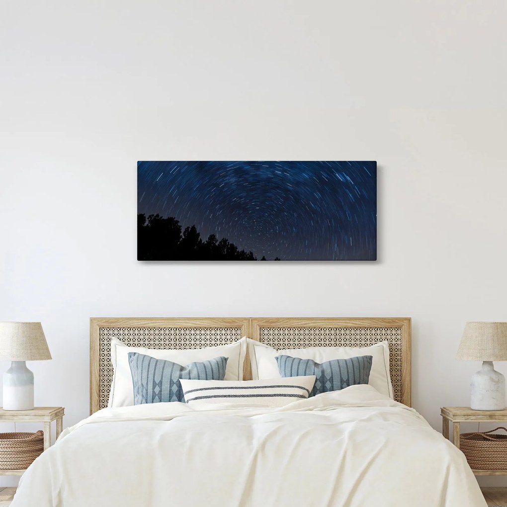 Éjszakai égbolt képe (120x50 cm)
