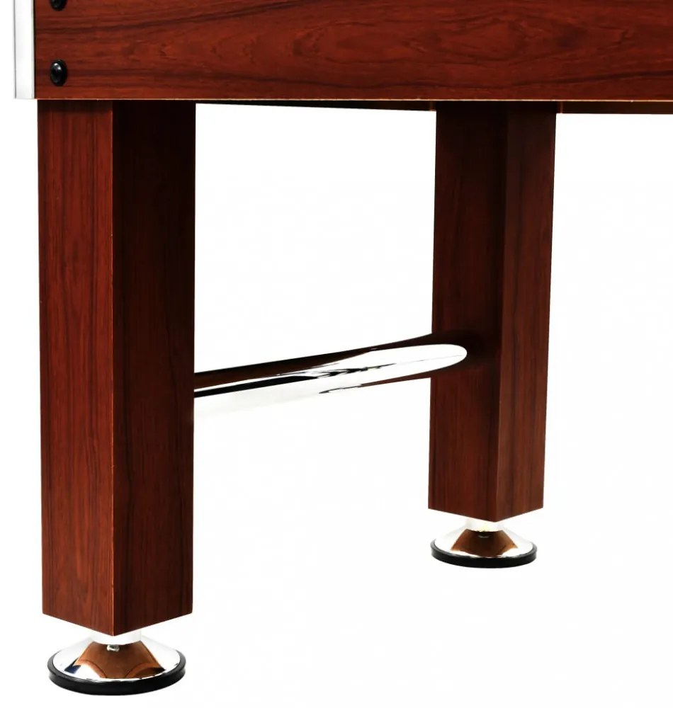 barna acél csocsóasztal 140 x 74,5 x 87,5 cm