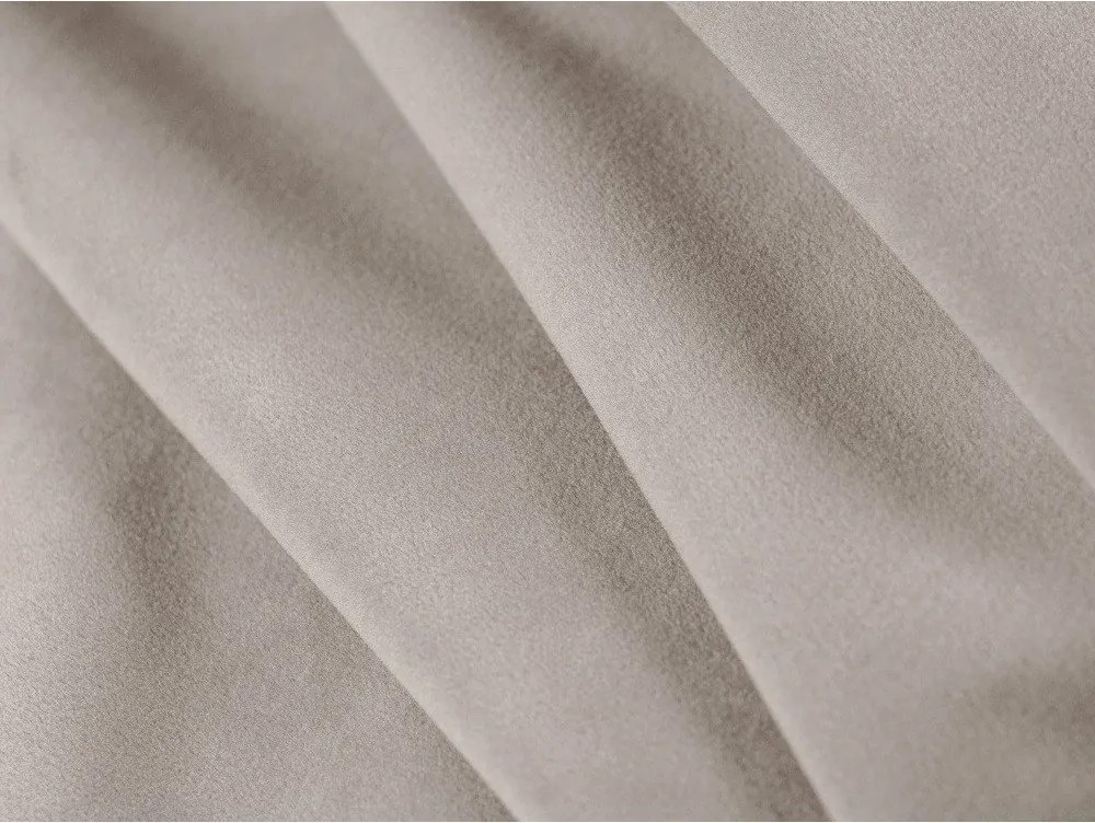 Bézs bársony kinyitható kanapé 209 cm Shannon – Cosmopolitan Design