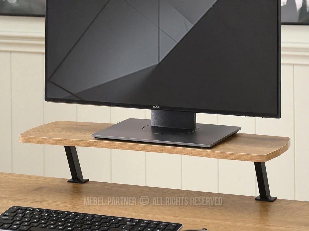 PC asztal Matts 140 (tölgy + fekete). 1109791