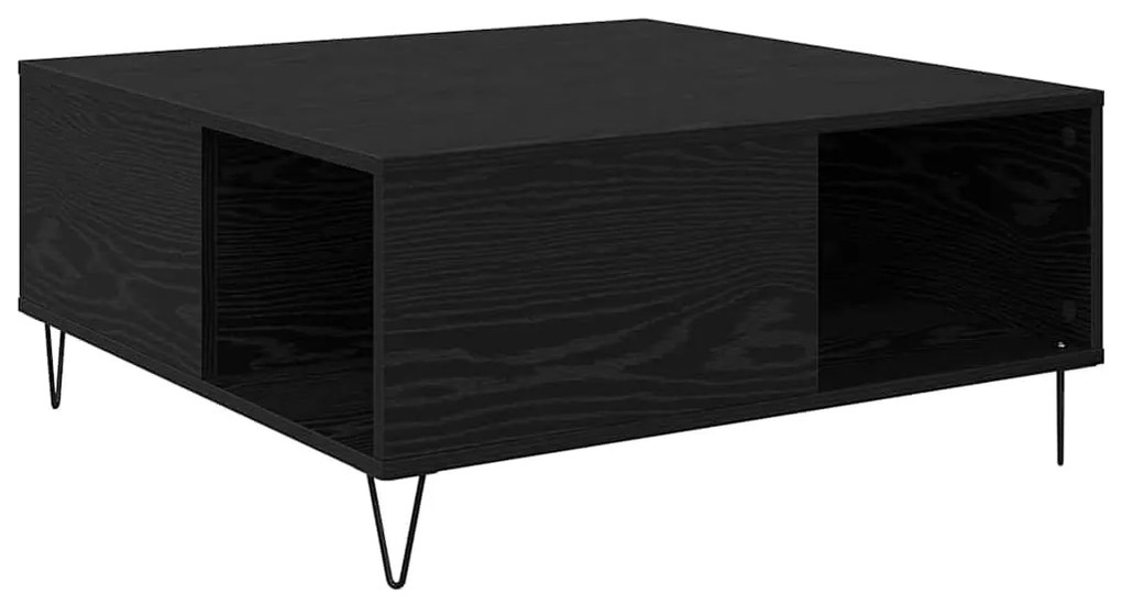 Dohányzóasztal Musta tammi 80 x 80 x 36.5 cm Faanyag