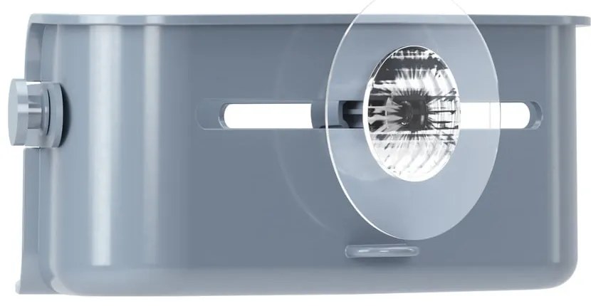 Kék öntapadós újrahasznosított műanyag fürdőszobai sarokpolc Flex – Umbra