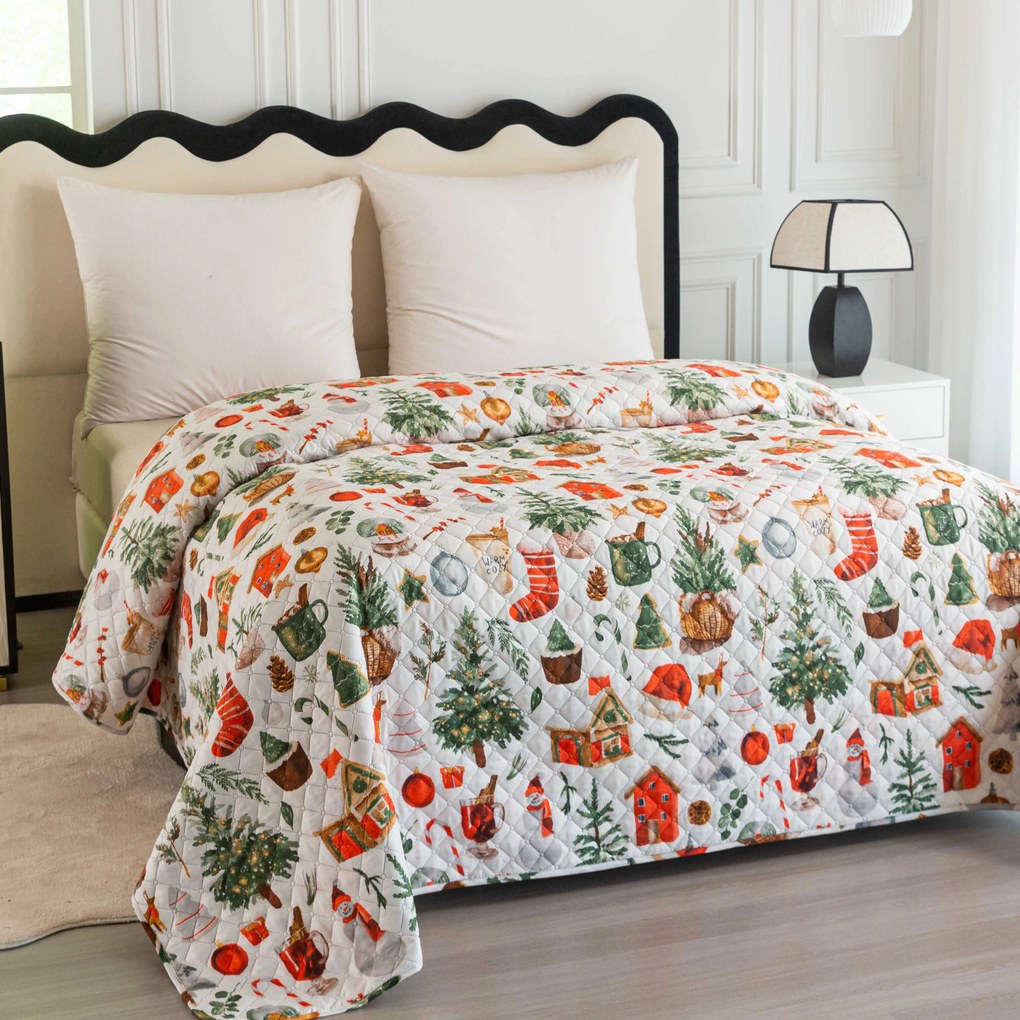 Ágytakaró FESTIVE MAGIC színes Méret: 220 x 240 cm