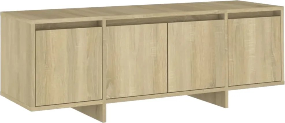 vidaXL sonoma tölgy színű szerelt fa fali TV-szekrény 120x30x40,5 cm