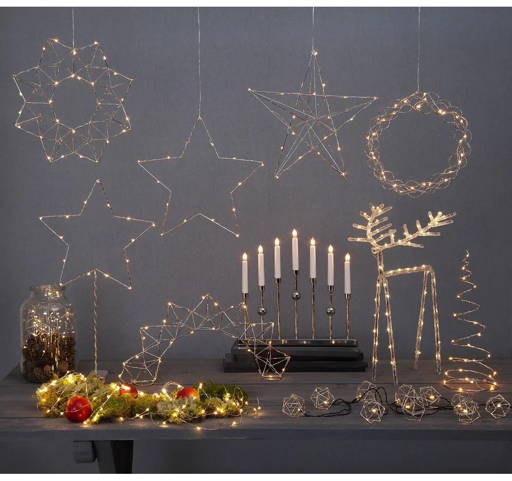 Fekete fénydekoráció Gustavo – Star Trading